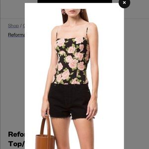 Reformation Grace Top Rosalia Print